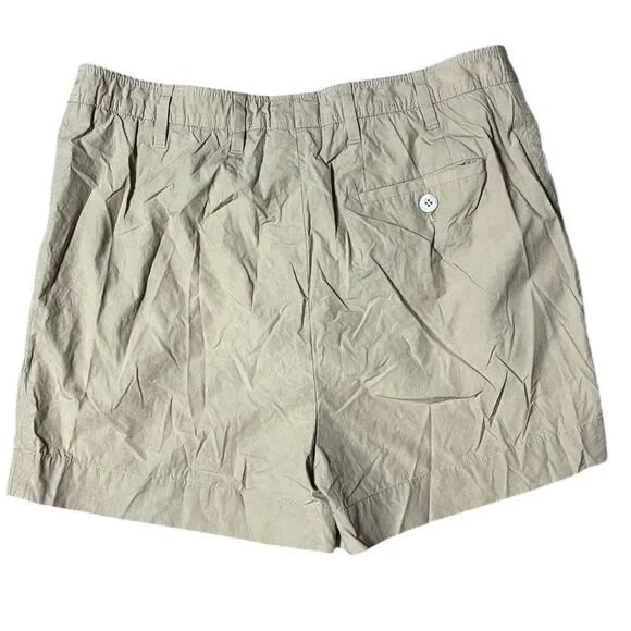 Miu miu womens 38 Italian designer shorts button fly brown high rise airy - Picture 5 of 5